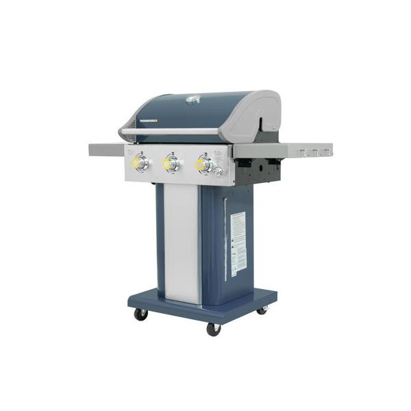 perma-3-burner-compact-propane-gas-grill-w--foldable-side-tables---grilling-tool-hooks-cast-iron--in-blue-|-45.1-h-x-51.2-w-x-24.1-d-in-|-wayfair/
