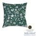 kathy ireland HOME Delicate Floral Green Garden 18" x 18" Decorative Pillow Polyester/Polyfill blend | 18 H x 18 W x 3 D in | Wayfair DFGG18X18ODP