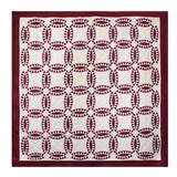 Red Barrel Studio® Antique Red Pine Burr Quilts, Real Patchwork, Piecing Of Parts, Traditional Hand Quilted | 95 H x 85 W in | Wayfair