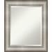Charlton Home® Sheraton Beveled Bathroom Mirror Plastic in Gray | 24.88 H x 20.88 W x 1.875 D in | Wayfair DA1D8114460E4A33A5537660E3BC7D97