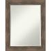 Ebern Designs Jarid Beveled Bathroom Mirror Wood in Brown | 28.75 H x 22.75 W x 1.25 D in | Wayfair CC78BEF5177D488BA9287A1C667B6409