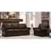 Canora Grey Starisha Genuine Leather Living Room Set Genuine Leather | 36 H x 90 W x 41 D in | Wayfair Living Room Sets