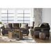 Canora Grey Macalla 2 Pieces Faux Leather Living Room Set Faux Leather in Brown | 38.5 H x 91 W x 38 D in | Wayfair Living Room Sets