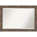 Ebern Designs Jarid Beveled Bathroom Mirror Wood in Brown | 28.75 H x 40.75 W x 1.25 D in | Wayfair 1168D854494F4EBD9D1DCDA0BACF8221