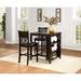Winston Porter Jackins 2 - Person Counter Height Dining Set Wood in Black | Wayfair 59B634D48D3F4A23BB44E5C28915406C