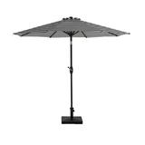 The Twillery Co.® Pierpoint Free Standing Umbrella Base Aluminum/Concrete in Black | 91 H x 108 W x 108 D in | Wayfair