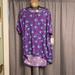 Lularoe Tops | Nwt Disney Lularoe Irma | Color: Blue/Purple | Size: M