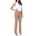 Rekucci Women's Smart Desk to Dinner Stretch Bootcut Trouser w/Tummy Control (20, Camel)