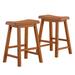 Salvador Saddle Seat Counter Stool (Set of 2) by iNSPIRE Q Bold