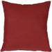 Tuscany Linen 20x20 Throw Pillow with Polyfill Insert, Red