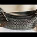 Coach Bags | Classic Small “C” Grey And Black Coach Bag | Color: Black/Gray | Size: Os