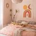 Urban Outfitters Wall Decor | Boho Terracotta Rainbow Tapestry Sun Minimalist | Color: Orange | Size: Os