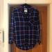 American Eagle Outfitters Tops | American Eagle Boyfriend Fit Flannel Shirt, Small | Color: Blue/Red | Size: S