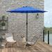 Arlmont & Co. Kinsman 8' 8" Market Umbrella Metal in Blue/Navy, Size 95.0 H in | Wayfair A5854F3075B241A5847799E429791658
