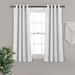 Hygge Stripe Window Curtain Panels Black/White 52X63 Set - Lush Decor 16T007879