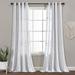 Hygge Stripe Window Curtain Panels Navy/White 52x95 Set - Lush Decor 16T007534