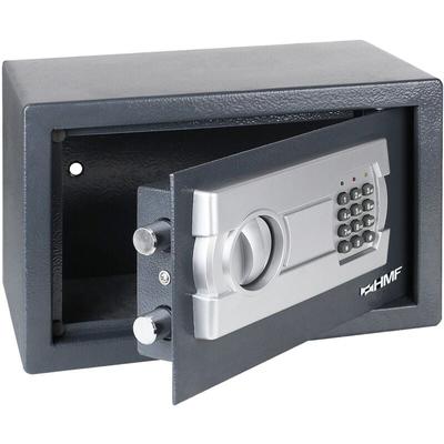 HMF 4612112 Möbeltresor Elektronikschloss, 31 x 20 x 20 cm, Anthrazit Image