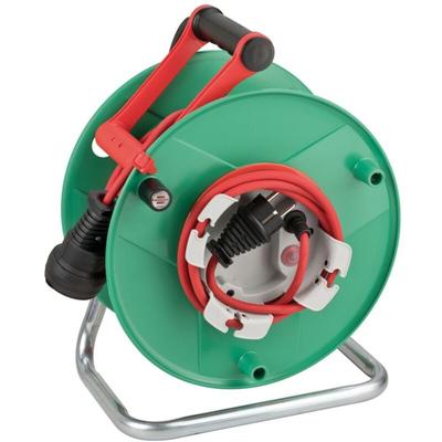 Brennenstuhl Garant G Bretec IP44 Gartenkabeltrommel, Kabeltrommel für Rasenmäher mit 38+2m Kabel Image