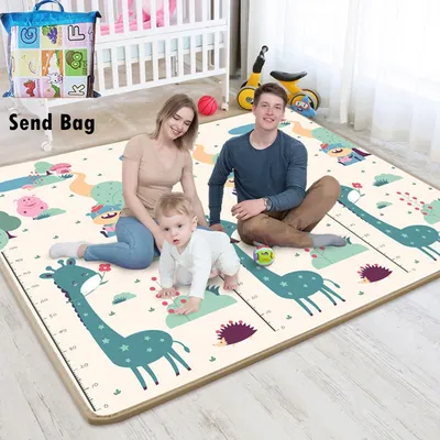 Polymère de jeu imperméable pour bébé tapis pliable couverture de jeu pour enfant XPE tapis de