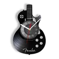 JEWall-Horloge Murale Acoustique en Vinyle Décoration Musicale d'Nikde Maison Record Rock n Roll