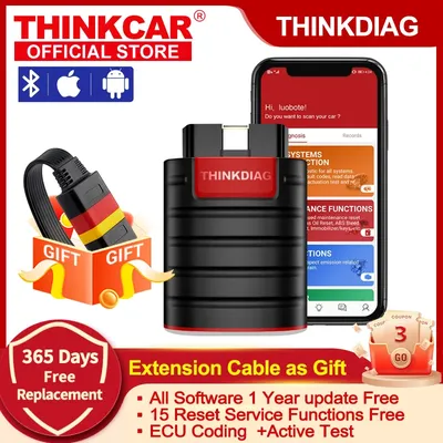 ThinkDiag – outil de Diagnostic de voiture lecteur de Code obd2 scanner pour tout système
