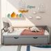 Nestfair Twin to King Wooden Daybed with Trundle