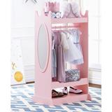 Gemma Violet Kid’s See & Store Dress-up Center Armoire, pink Wood in Brown/Green/Pink | 45.3 H x 24.53 W x 14.96 D in | Wayfair