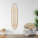 Dovecove Decorative Surfboard Wall Décor, Wood in White/Brown | Wayfair 2311F376F9F247E29957E4BB2F5B5C17