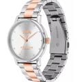 Coach Accessories | Check Out The Videocoach Women's "Grand" Two-Toned Bracelet Watch | Color: Gold/Silver | Size: 36 Mm