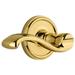 Grandeur Georgetown Solid Brass Rose Left Handed Single Dummy Lever