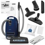 Miele Complete C3 Marin Canister Vacuum Cleaner + SEB-236 Powerhead + SBB-300 Parquet Floor Brush + More