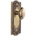 Grandeur Parthenon Solid Brass Rose Passage Door Knob Set with Eden