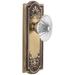 Grandeur Parthenon Solid Brass Rose Privacy Door Knob Set with