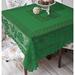 Tablecloth Grega Design Brazilian Lace 59x59 Inches Green Color 100 Percent Polyester