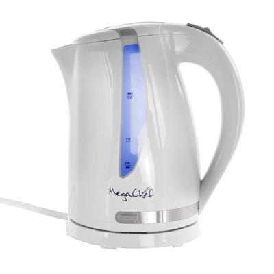 1.7Lt. Plastic Electric Tea Kettle- White - N/A