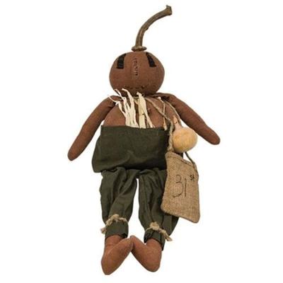 Pudgie Pumpkin Doll - 21" high and 6" wide