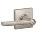 Schlage Solstice Privacy Door Lever Set with Decorative Collins Trim