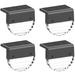 Solar Fence Lights,Outdoor 4 Pack Decorative Solar Deck Lights, Waterproof LED Solar Step Lights