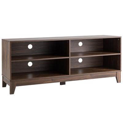 58" Modern Entertainment Media Center Wood TV Stand - 58" x 16" x 24" (W x D x H)