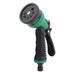 Car Garden Cleaning Multifunction Water Hose Sprayer Nozzle Gun Set - Green,Black,Yellow - 6.7" x 4.7" x 2.4" (L*W* Dia)