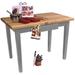 John Boos C4836 48x 36 Butcher Block w/ Casters & Henckels Knife Set