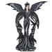 Q-Max 25.5"H Gothic Dark Angel Queen with Raven Statue Fantasy Decoration Figurine