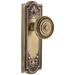 Grandeur Parthenon Solid Brass Rose Passage Door Knob Set with Soliel