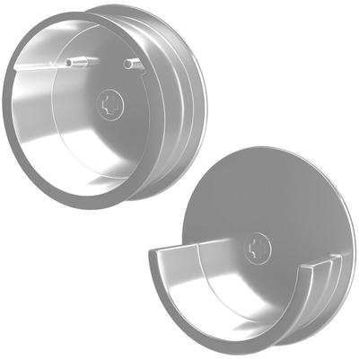 Rev-A-Shelf Sidelines Closet Rod Support End Cap - Pack of 2