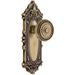 Grandeur Grande Victorian Solid Brass Rose Privacy Door Knob Set with