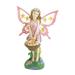 Pink Fairy Solar Garden Statue - 7.75" x 4.38" x 10.8".