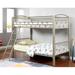 Laji Modern Gold Twin over Twin Metal Bunk Bed by Furniture of America