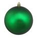 Matte Xmas Green Shatterproof Christmas Ball Ornament 4" (100mm)