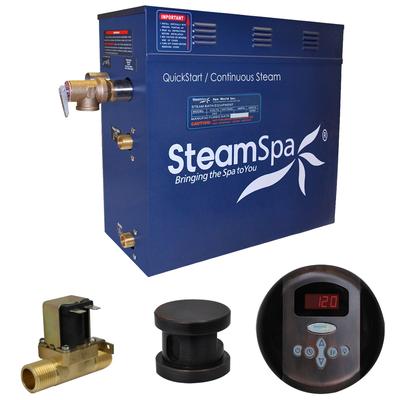 SteamSpa Oasis 9 KW QuickStart Acu-Steam Bath Generator Package with