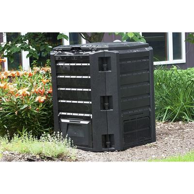 Black Composter 100-Gallon Compost Bin for Home Composting - 32.8 x 29 x 29 inches